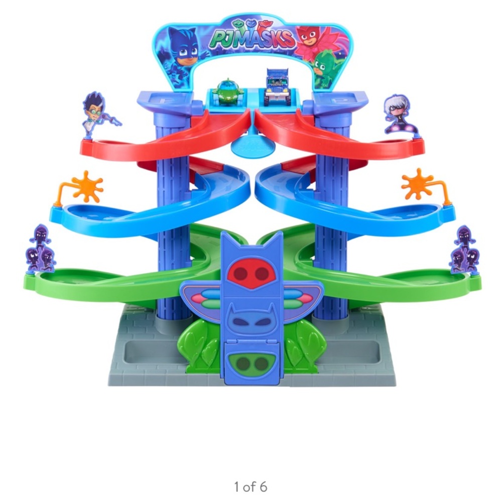 Pj Masks Spiral Car Playset